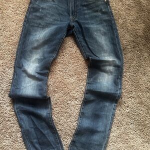 American Eagle Outfitters Men's Faded Indigo Slim Straight Jeans